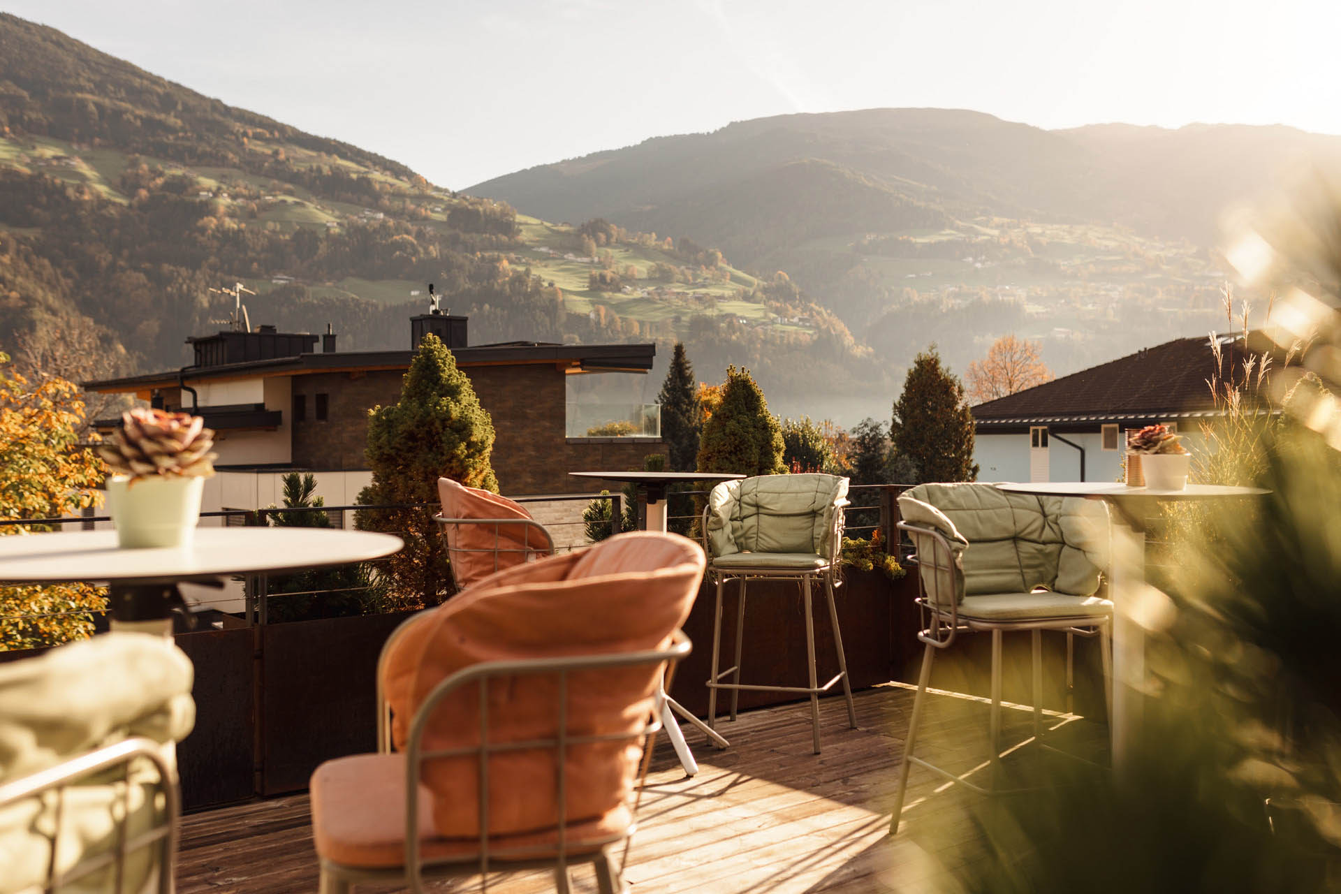 Herbst Terrasse